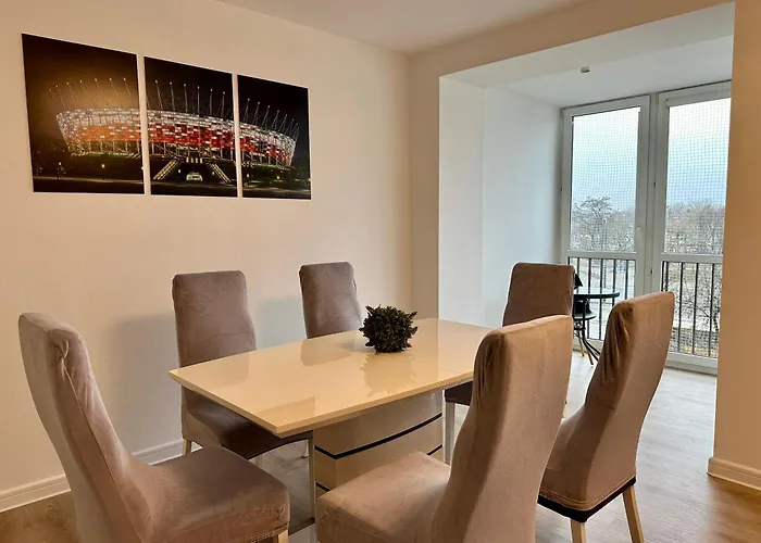 Apartament Stadion - Duzy Apartament Blisko Stadionu Narodowego W Warszawie.